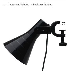 IKEA LAGRA Black Desk Lamp Brand New Sealed In Plastic ( Set of 2 )